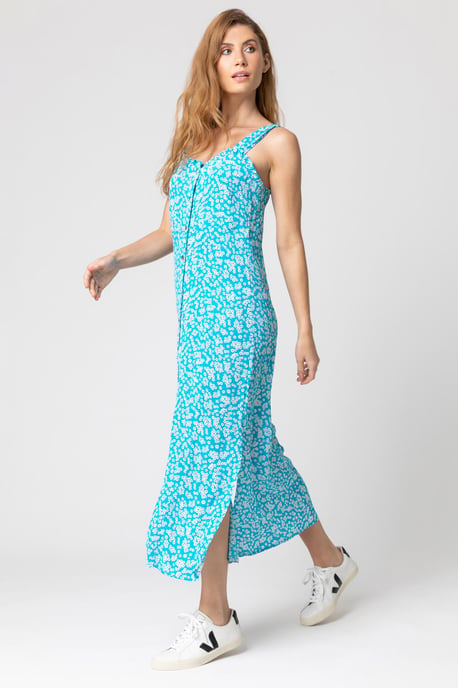 Ditsy Floral Button Through Dress - Image 3