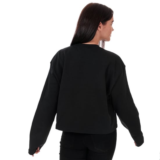 Sweat Premium Crew adidas Originals Pour Femme en Noir - Image 2