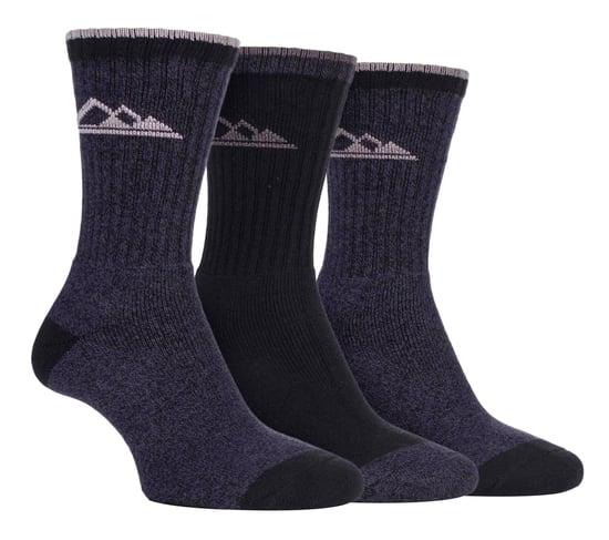 3 Paar leichte, atmungsaktive Damen-Wandersocken mit Fußgewölbestütze - Image 1