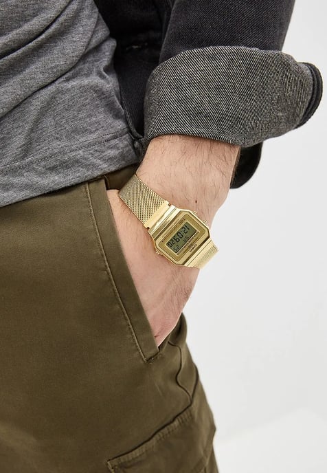 Montre Casio Casio Collection Pour Mixte Doré A700WEMG-9AEF - Image 3