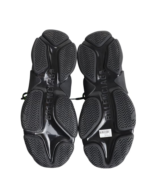Balenciaga Triple S Allover-Logo in Schwarz Synthetik - Image 5