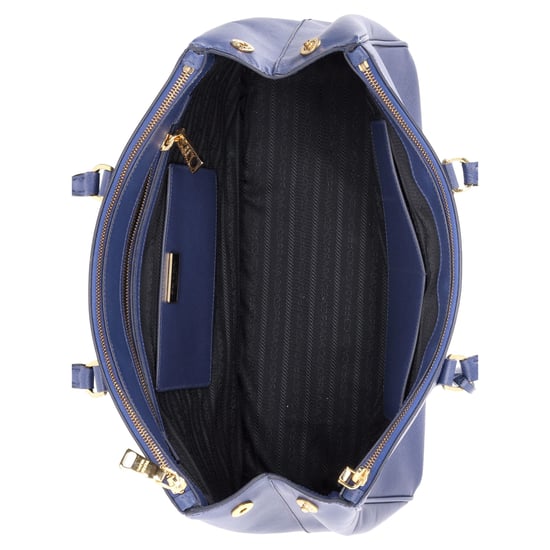 Prada Große Galleria Handtasche aus blauer Saffiano-Leder - Image 5