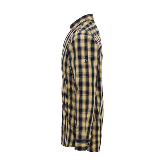 Premier - "Mulligan" Hemd für Herren Langärmlig (Camel/Marineblau) - Image 3