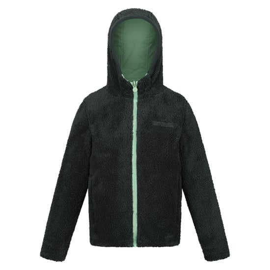 Regatta Childrens/Kids Kyrell Plain Reversible Jacket (Quiet Green/Darkest Spruce)