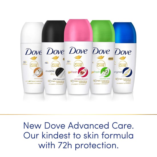 Dove Roll On Go Fresh Pomegranate 72H Lasting Women's Anti-Perspirant 50ml, 6pk