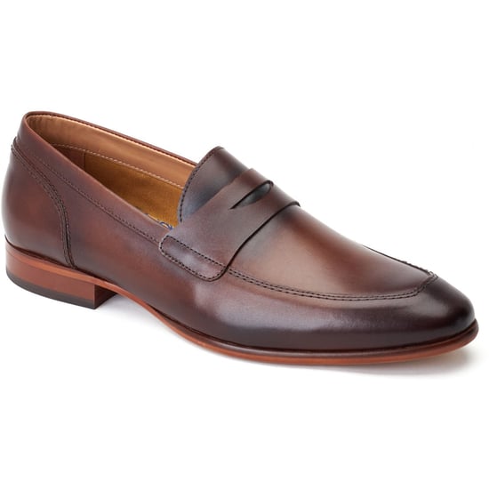 Base London Bruno Herrenschuhe aus gebranntem braunem Leder - Image 1