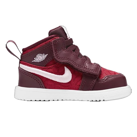 Nike Air Jordan 1 Mid SE TD Red Kids Trainers