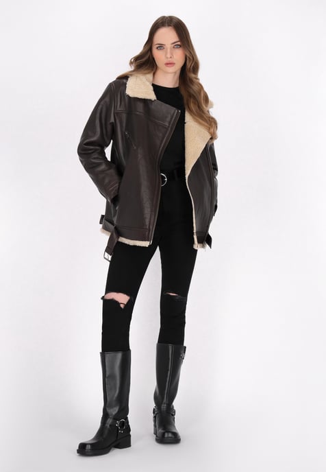 Dreimaster Jacke Damen braun - Image 2