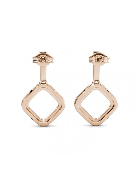 Irina Ohrringe - Roségold und Kristall - Image 5