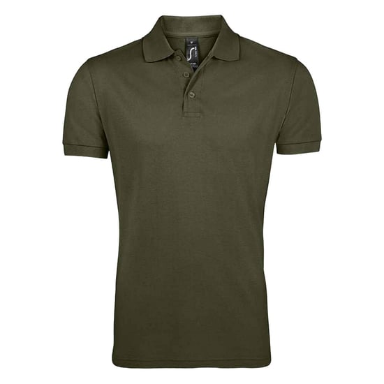 SOLs Herren Prime Pique Polo-Shirt, Kurzarm (Army-Grün) - Image 1