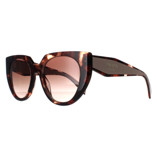 Prada Cat Eye Womens Caramel Tortoise and Powder Brown Gradient PR14WS