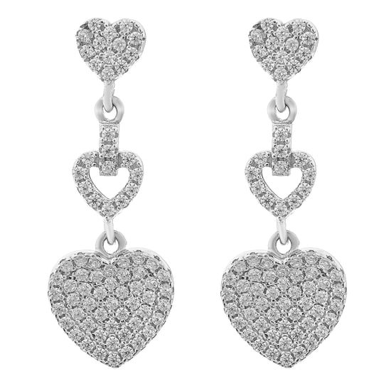 Orphelia 'Mille' Tropfenohrringe aus 925er Sterlingsilber für Damen - Silber ZO-7273 - Image 1
