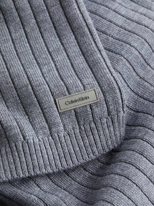 Calvin Klein Merino-Ripppullover mit Rundhalsausschnitt - Image 2