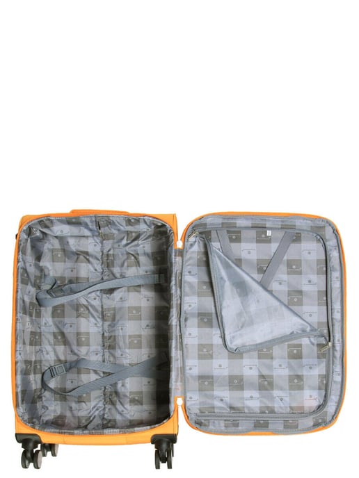 Leichter gelber Koffer mit 4 Rollen Reisetasche Kabine TSA weiches Gepäck - Image 5