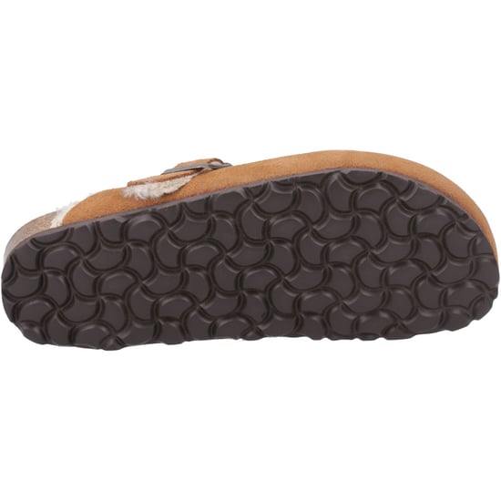 Hush Puppies Jade Leder Damen Tan Hausschuhe - Image 3