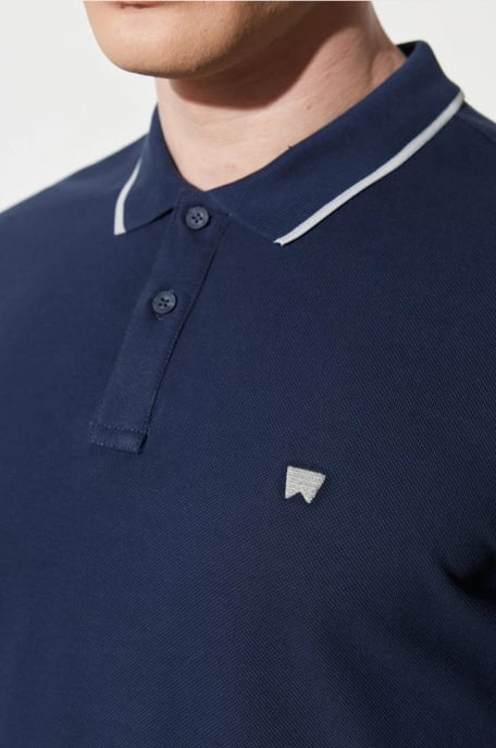 Wrangler - polo shirt marine - Image 3