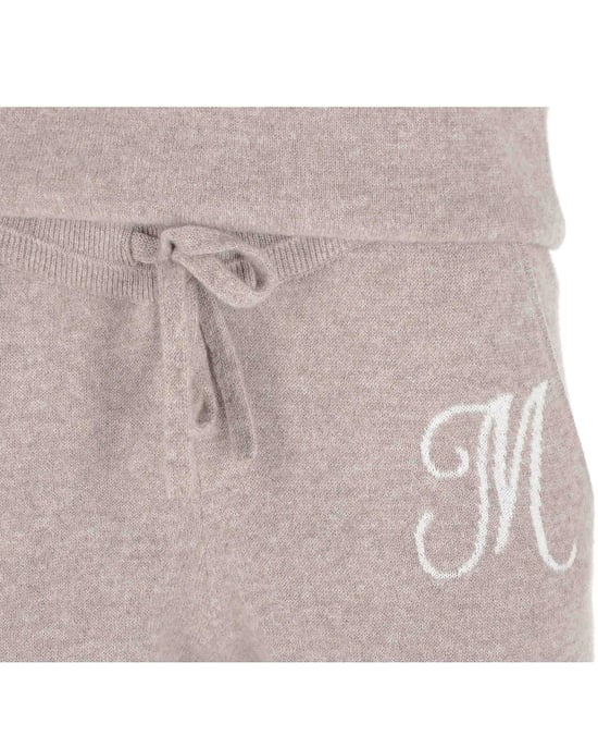 Crown Of Edinburgh Cashmere Track Pants Morningside Camel M