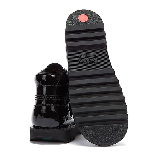Kickers Kick Hi Womens Patent Stiefel - (Schwarz) - Image 4