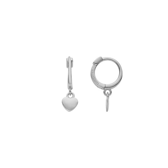 Earrings Luxenter Lakor,made of shiny zirconia,rhodium finish