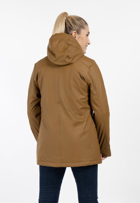ICEBOUND Regenjacke mit Teddyfutter Damen Dunkelsand - Image 4