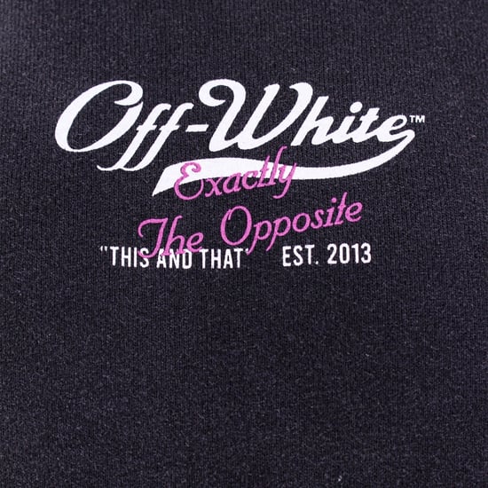 Off-White Wave Off Boxy Black Hoodie