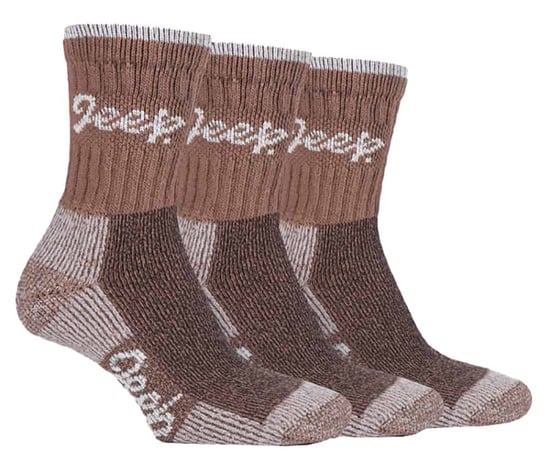 JEEP TERRAIN - 3 Paar Baumwoll-Wandersocken für Damen - Image 1