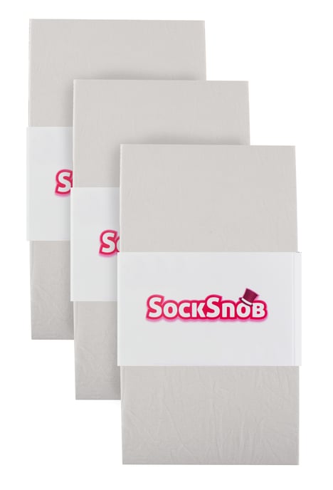 Sock Snob - 3er-Pack Mädchen 70 Denier Ballettstrumpfhosen | Kids Soft & Comfort Footed Dance Strumpfhosen in Pink & Weiß - Weiß - Image 2