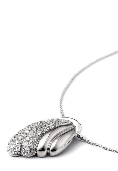 Orphelia Damen-Kette aus 925er Sterlingsilber mit Anhänger – Silber ZH-4528 - Image 3