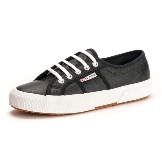 Superga 2750 Leder Herren Schwarz/Weiß Sneakers - Image 1