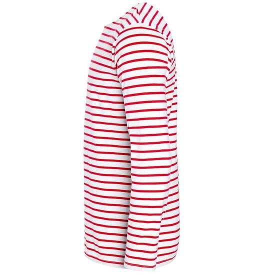 SOLS - "Marine" T-Shirt für Herren Langärmlig (Weiß/Rot) - Image 3