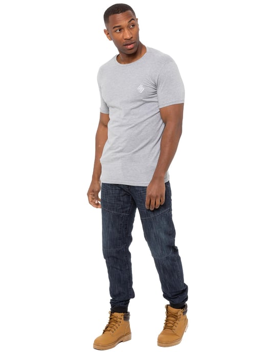 Enzo| Herren-Jogger-Jeans aus Denim mit Bündchen - Dunkelblau - Image 6
