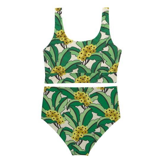 Regatta - "Orla Kiely" Bikini wendbar Set für Damen (Grün) - Image 2