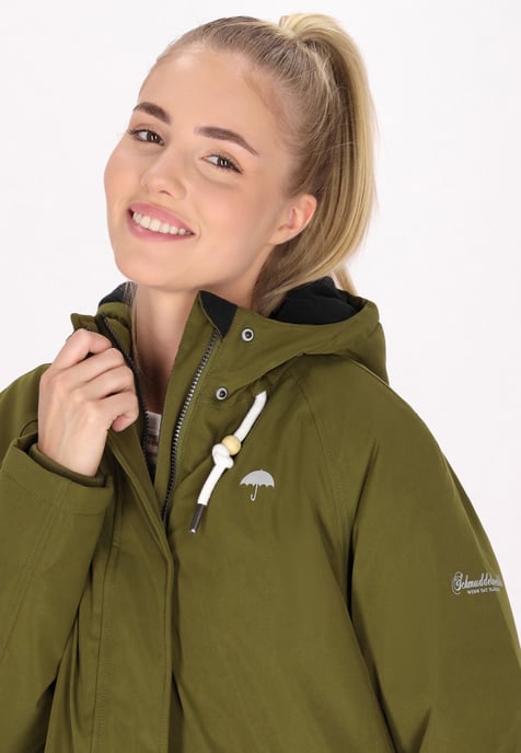 Schmuddelwedda Winterparka Damen oliv - Image 5
