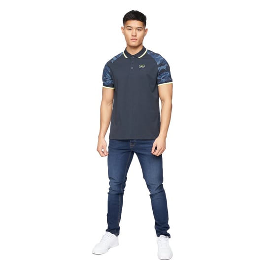 Crosshatch - "Cramdark" Poloshirt für Herren (Marineblau) - Image 3
