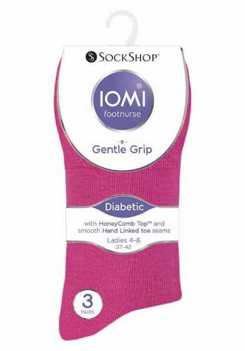 Damen 6er Pack nicht elastische Diabetikersocken mit handgekettelten Zehennähten - Image 2
