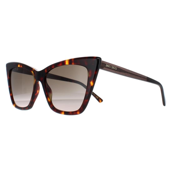 Jimmy Choo Cat Eye Damen Havanna Braun Farbverlauf LUCINE/S - Image 2
