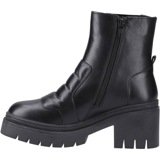Pod Lillian Leder Damen Schwarz Stiefel - Image 4