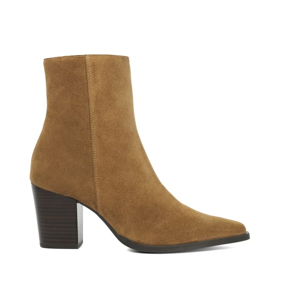 Dune Ladies Paxten - Leather Western Ankle Boots