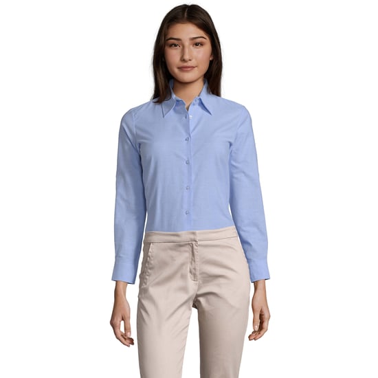 SOLS - "Embassy" Bluse für Damen - Business Langärmlig (Himmelblau) - Image 1