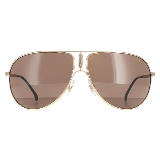 Carrera Aviator Unisex Matte Gold Brown Gipsy 65