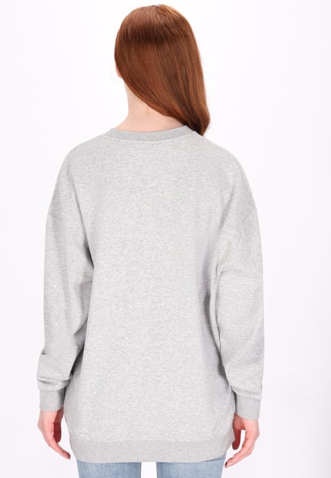 Dreimaster Sweatshirt Damen Grau Melange - Image 4