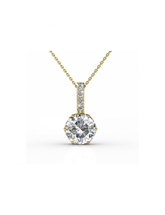 Kristine-Anhänger - Gold und Kristall - Image 1