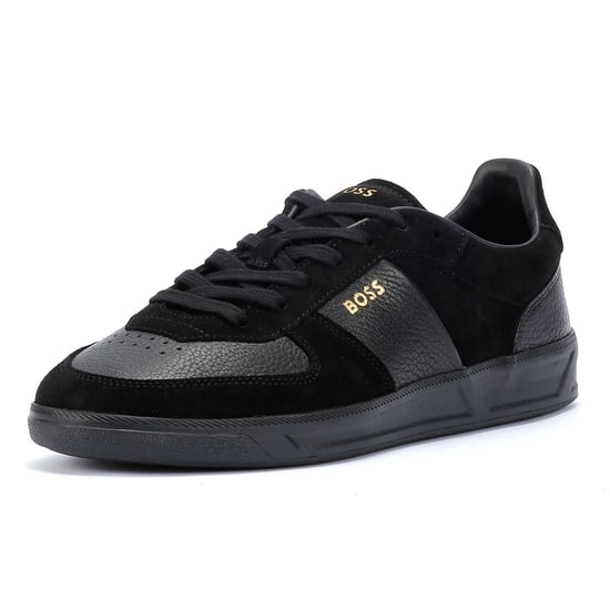 Boss Brandon Wildleder Herren Schwarze Sneaker - Image 3