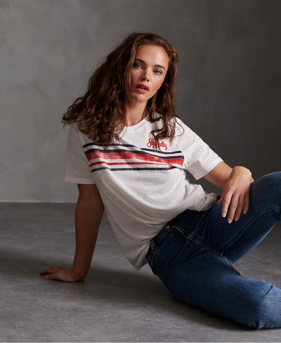 SUPERDRY Retro Stripe T-Shirt