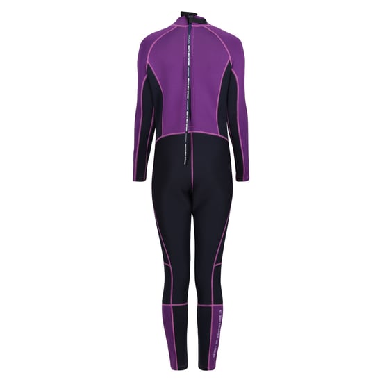 Regatta - Neoprenanzug 3 mm Dicke für Damen (Marineblau/Orchideen-Lila) - Image 2