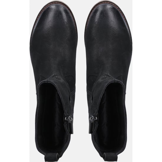 Hush Puppies Emilia Leder Damen Schwarz Stiefel - Image 6