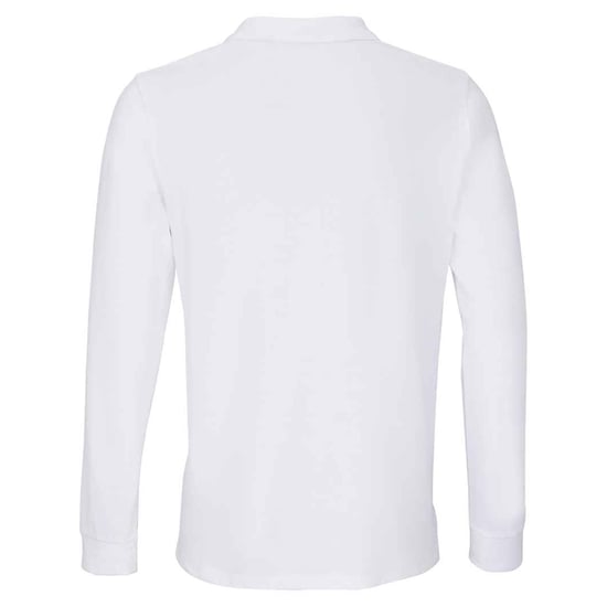 SOLS - "Planet" Poloshirt für Herren/Damen Unisex Langärmlig (Weiß) - Image 2