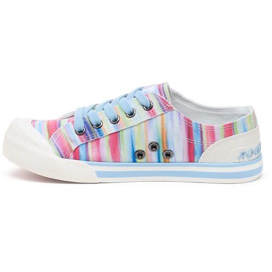 Rocket Dog Jazzin Dens Damen Regenbogen-Sneaker aus Baumwolle - Image 6