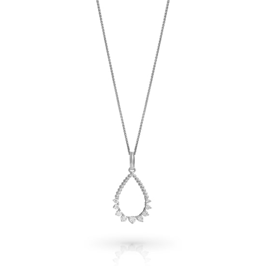 Orphelia 'Petal' Damen-Set aus 925er Sterlingsilber: Halskette + Ohrringe – Silber SET-7564 - Image 2