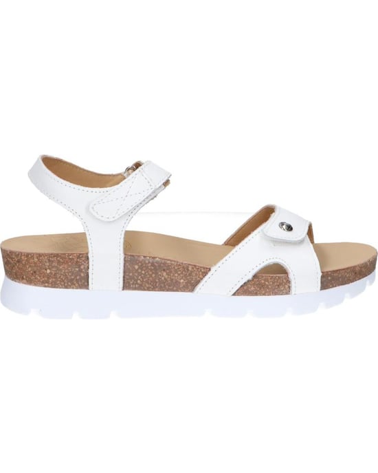 Panama Jack Damen-Wedge-Weißleder-Leder-Plateausandalen – Sulia B1 - Image 1